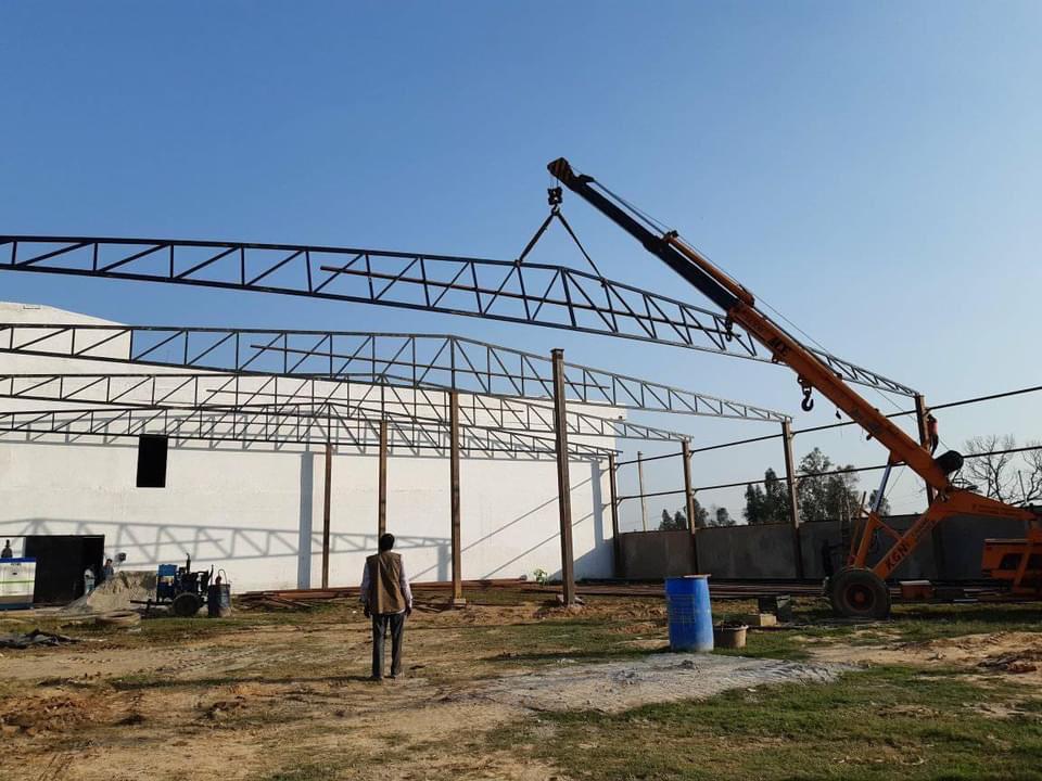 marquee steel structure