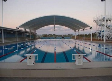 swimming pool shed